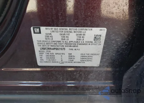 2023 Buick Envision Avenir Fwd z USA, uszkodzony, nr VIN LRBFZRR44PD021879